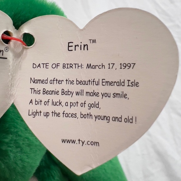 Erin‎ Beanie Baby - 405 - Picture 5 of 12